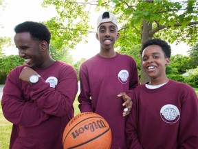 Members of the West End Youth Motivators know how to move the basketball.