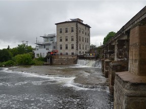 A portion of the Mississippi River in Almonte where the Enerdu Power Systems project will take place.