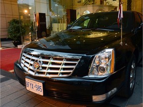 An armoured SUV used for Canada's prime minister.