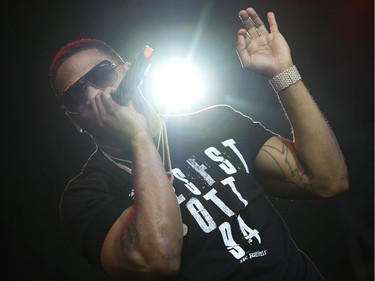 Rapper Nelly performs at Claridge Homes Stage at Ottawa Bluesfest on Saturday, July 16, 2016.