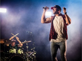 Sam Hunt performing at Ottawa Bluesfest on Thursday July 14, 2016.