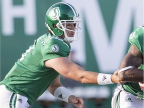 Saskatchewan Roughriders quarterback Mitchell Gale.