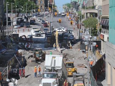 Day 16: Sinkhole on Rideau St. in Ottawa, June 23, 2016.