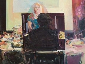 Detail of Table For Two by Elle Chae, part of the exhibit Painter painter at the Karsh Masson Gallery until Aug. 28.