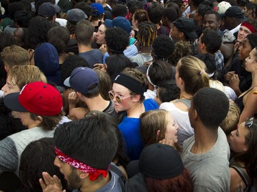 The crowd at Future.