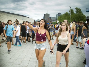 The crowd on Saturday at Bluesfest.