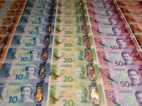 The New Zealand bank notes printed by the Canadian Bank Note Co. in Ottawa. JULIE OLIVER