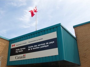 The Public Service Pay Centre is shown in Miramichi, N.B.
