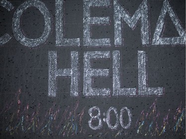 The sign for Coleman Hell.