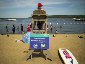 Petrie Island East Bay beach is closed today due to high E coli counts. The city's four other beaches are open.