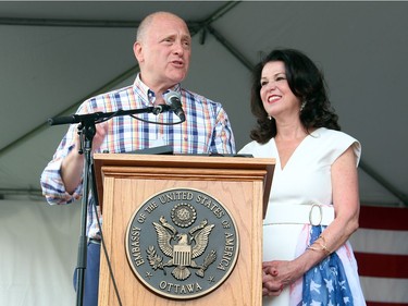 U.S. Ambassador Bruce Heyman and his wife, Vicki, welcomed well over 4,000 guests to the U.S. Embassy's 4th of July party, held at the couple's official residence, Lornado, in Rockcliffe Park on Monday, July 4, 2016.