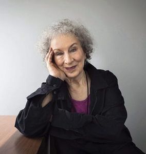 Author Margaret Atwood sits for a portait while promoting her new books 