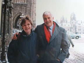 Arthur Milnes, as a high-school student, wrote to many of Canada's leaders, such as then-prime minister John Turner (right). Milnes's letters often elicited replies and invitations to meet.