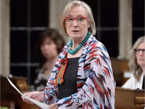 Indigenous and Northern Affairs Minister Carolyn Bennett answers a question during question period in the House of Commons on Parliament Hill in Ottawa on Friday, June 17, 2016.