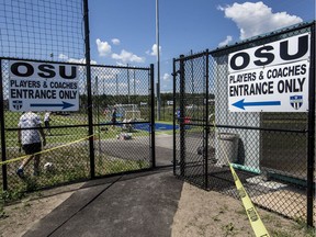 City of Ottawa George Nelms Sports Park on Mitch Owens Drive where the Ottawa South United Soccer Club trains and plays. Monday August 8, 2016.