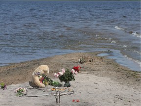 Constance Bay Beach in Ottawa Tuesday Aug 9, 2016. A 10-year-old boy drowned off a point of land in Constance Bay where the ownership status of waterfront has been a long and controversial battle.