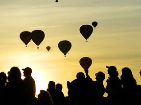 The evening lift off starts around 6:30 p.m., weather permitting.