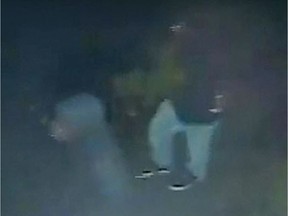 In January 2016, the major crime unit released images from surveillance cameras showing two people outside 2041 Arrowsmith Dr.