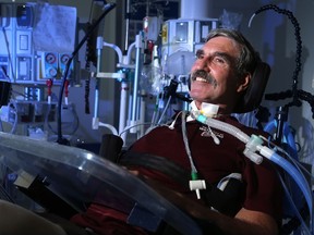 Greg Hug, a former Canadian Forces colonel,   was paralyzed in a body surfing accident earlier this year.