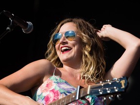 Kelly Prescott, shown here performing at Bluesfest in July, says she feels like she's gone through a huge growth period, personally and musically.