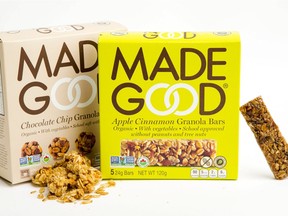 MadeGood granola bars and minis come in five flavours.
