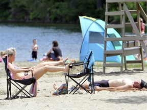 Lac Philippe in Gatineau Park is a favourite summer spot.