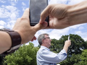 Ottawa Mayor Jim Watson has tried his hand at Pokémon Go.