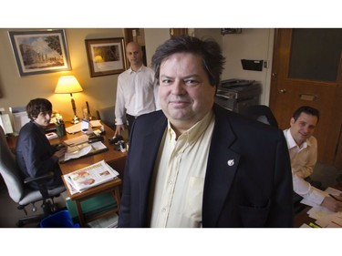 MP Mauril Belanger in his office on Parliament Hill  in Ottawa January 10, 2010.