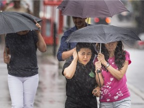 Showers and a possible thunderstorm in the forecast for Wednesday.