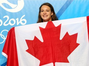 RIO-OLYMPICS-POSTMEDIA - Penny Oleksiak of Canada will be her country's flag bearer at the closing ceremony for the Rio 2016 Olympics in Rio de Janeiro, August 21, 2016.  Photo by Jean Levac