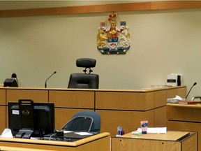 An Ontario Superior Court courtroom.