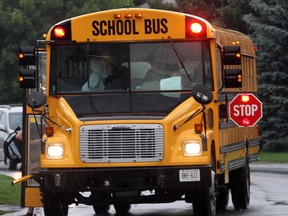 The city is almost ready to deploy the first of six cameras on school buses to catch motorists blowing through stop arms, councillors heard Wednesday.