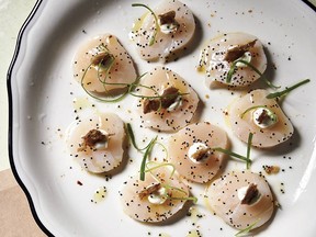 Supply and Demand’s scallop crudo is a must-try.