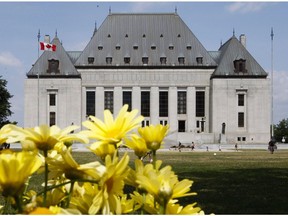File photo of the Supreme Court of Canada.