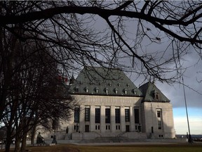 The Supreme Court of Canada building is shown in Ottawa on April 14, 2015.