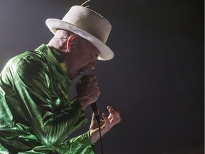 The Tragically Hip front man Gord Downie performing at the Canadian Tire Centre in Ottawa on Thursday August 18, 2016.