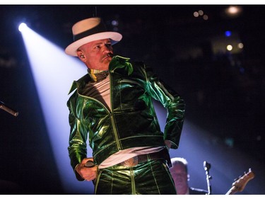 The Tragically Hip front man Gord Downie performing at the Canadian Tire Centre in Ottawa on Thursday August 18, 2016.