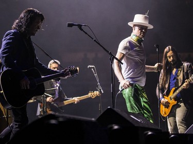 The Tragically Hip performing at the Canadian Tire Centre in Ottawa on Thursday August 18, 2016.