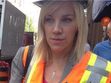 This is RTG spokeswoman Kathryn Keyes. She says this is water main work, part of pre-LRT prep. Dates from 50s or 60s. David Reevely/Ottawa Citizen 0920-city-bones-w