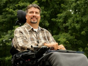 Tim Raglin is a quadriplegic — the result of a 2007 diving accident — who was the first in Canada to undergo a surgery that rerouted nerves in his arms to restore movement in his hands last year.
