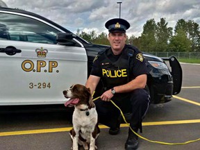 'Brody' and a member of the Pembroke OPP.