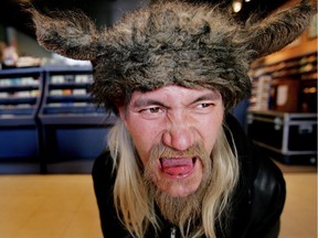 Chi Pig, the lead singer of SNFU, a popular punk band of the '80s