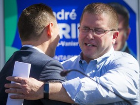 André Marin is jumping into provincial politics as the Progressive Conservative candidate for Ottawa-Vanier which he made official with an announcement with party leader Patrick Brown Saturday September 24, 2016.   Ashley Fraser / Postmedia