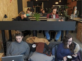 Sitting on the sofa or at a desk, coffeehouses have become a popular place to gather, work or just seek the company of others.