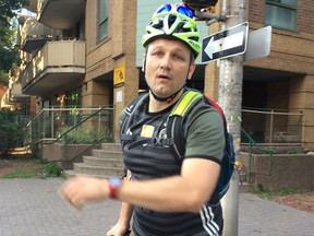 The Ottawa Police Service is seeking the public's assistance in identifying a male involved in an altercation with another cyclist.