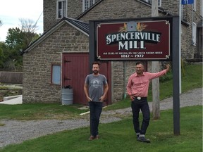 Casey Laforet and Mark Sasso of Elliot Brood played an excellent, toned-down show at the Spencerville Mill Thursday, Sept. 22, 2016, as part of the Festival of Small Halls.