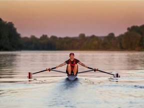 ****FOR USE WITH CANADA150 STORIES BY BRUCE DEACHMAN ONLY*** CHECK WITH SENIOR EDITOR BEFORE USING*** "Rowing is my thing. I started in my first year at the University of Ottawa. When I came to the university I knew I wanted to be involved in some kind of a sport, and so I looked at what they had and saw that there was a novice program – basically you don't need any experience and they teach you to do everything, from scratch. With most sports, when you enter university, you need to be kind of the top of your high-school level to enter the sport. I was a cross-country runner in high school, but they were running shorter distances than what I was looking to get into. So I thought why not look for a new sport, and I always enjoyed being on the water. So I came and tried out and haven't looked back since. It's been nine years."Rowing is a sport of contrast. It's about power and strength, but it's also very much about grace and finesse. Even the stroke itself is broken up into two different parts: the drive phase, where you're trying to accelerate your blade through the water, and then the recovery phase, where you're basically trying to relax as much as possible to let the boat run out. And I think the sport is very unique in that way."And then also the team aspect of this sport. It's different than any other sport in that you have to work as a team right from the word go. As soon as you come down to the boathouse, it takes everyone to put the coach boat in the water, it takes everyone to carry the boat from the boathouse down to the dock. When you're on the water, you have to be completely in unison with each other. If one person is not rowing with the rest of the group, you're not really going to go anywhere. So it's kind of like the ultimate team sport, but at the same time it is very individual in that you can push yourself to become a better athlete."And I get to see the sunrise every single day. Every single morning. And sometimes