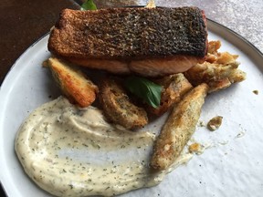 Salmon special feature at Common Eatery