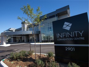 Guests get a tour as the new $20M Infinity Convention Centre, Ottawa's latest events and wedding venue, is set to open with the first function on Saturday with a wedding reception. The 15,000 square foot space has modern audio visual capability, and culinary team.