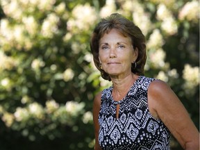 Kathleen Sterling is photographed in the backyard of her Richmond home. Sterling is an advocate for increasing the number of hospice beds in Ottawa.